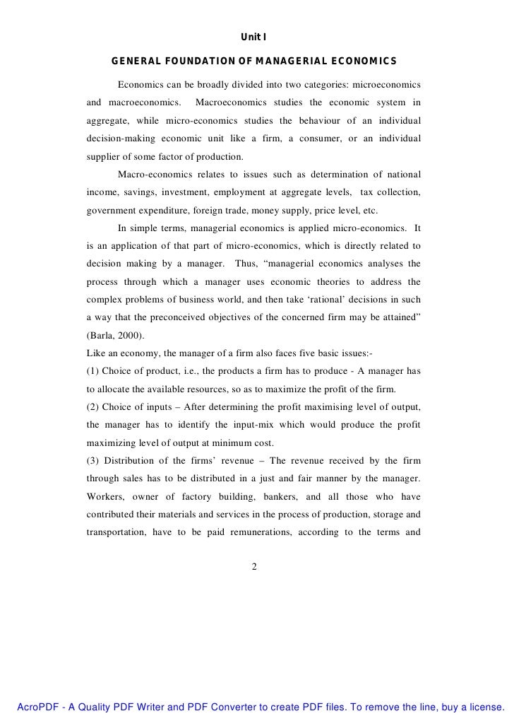 Managerial Economics Pdf File